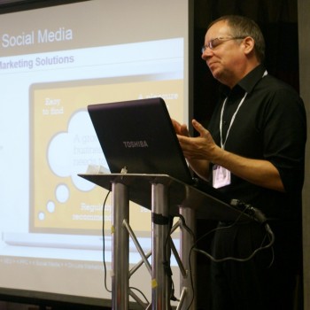 Andy Poulton delivering a Masterclass in SEO