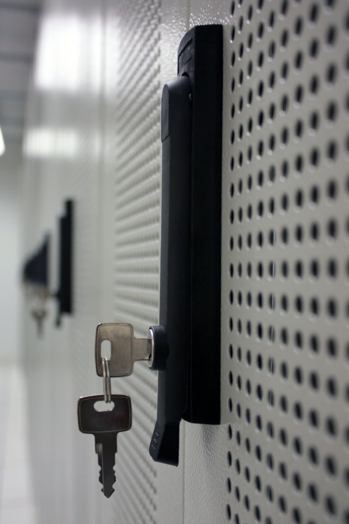 A locked Server indicating Cyber Security